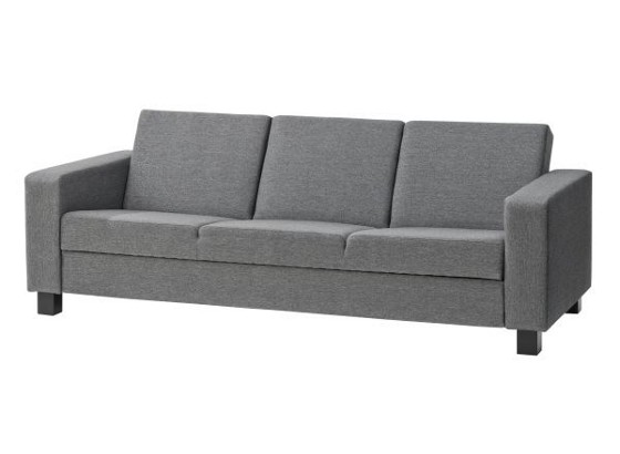 Pohovka Reno S Funkciou - šedá, Moderní, kov/dřevo (220/80/90cm) Pohovka Reno S Funkciou - šedá, Moderní, kov/dřevo (220/80/90cm)