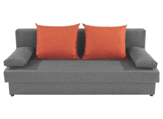 Pohovka S Rozkladom Neo - oranžová/tmavosivá, Moderný, textil (190/75/82cm) Pohovka S Rozkladom Neo - oranžová/tmavosivá, Moderný, textil (190/75/82cm)