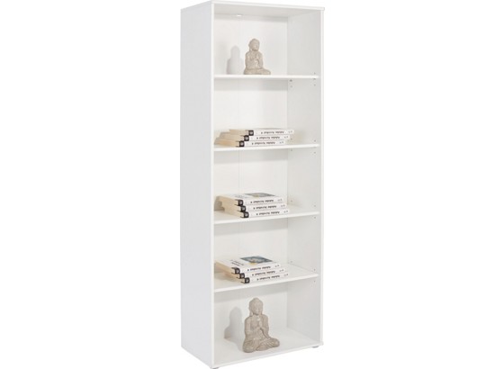 Polc Josef - fehér, modern, faanyagok (60/185,6/30cm) Polc Josef - fehér, modern, faanyagok (60/185,6/30cm)