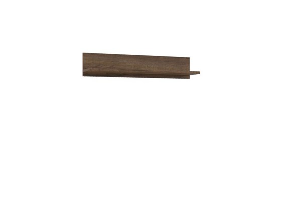 Police Nástěnná Lacjum - barvy dubu, Moderní, dřevěný materiál (150/29,6/31,1cm) Police Nástěnná Lacjum - barvy dubu, Moderní, dřevěný materiál (150/29,6/31,1cm)