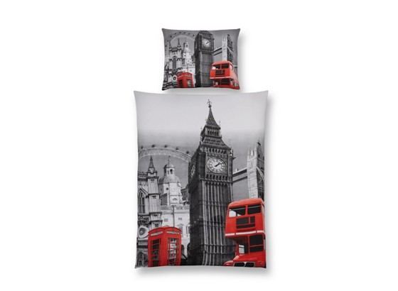 Posteljina London - višebojno, Moderno, tekstil - LUCA BESSONI Posteljina London - višebojno, Moderno, tekstil - LUCA BESSONI