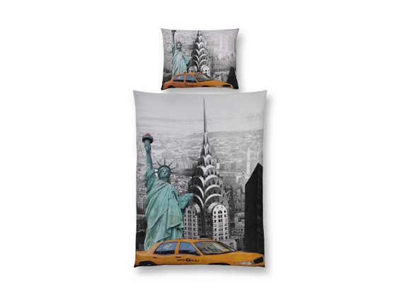 Posteljina New York - višebojno, Moderno, tekstil - LUCA BESSONI Posteljina New York - višebojno, Moderno, tekstil - LUCA BESSONI