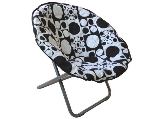 Preklopna Stolica Papa Sam - bijela/crna, Moderno, metal/tekstil (86/80/65cm) Preklopna Stolica Papa Sam - bijela/crna, Moderno, metal/tekstil (86/80/65cm)