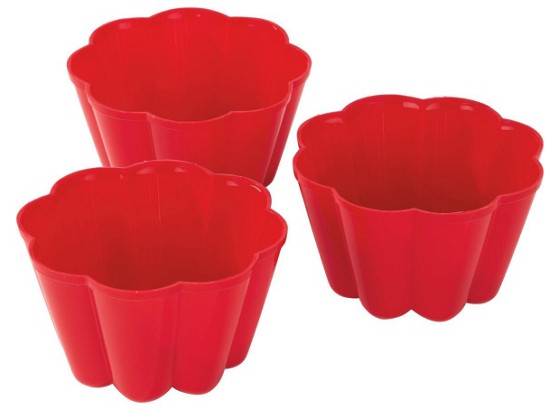 Puddingform 3-teilig - Blau/Rot, KONVENTIONELL, Kunststoff (9.5/6.8cm) Puddingform 3-teilig - Blau/Rot, KONVENTIONELL, Kunststoff (9.5/6.8cm)