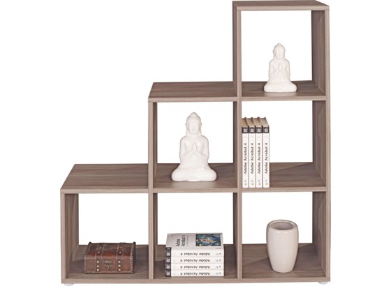 Raumteiler Pisa 3 - Dunkelbraun/Schwarz, MODERN, Holz (112/114/35cm) Raumteiler Pisa 3 - Dunkelbraun/Schwarz, MODERN, Holz (112/114/35cm)