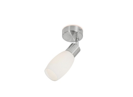 Reflektor Brigitte - boje nikla, Konvencionalno, staklo/metal (8/8/22,2cm) - OMBRA Reflektor Brigitte - boje nikla, Konvencionalno, staklo/metal (8/8/22,2cm) - OMBRA