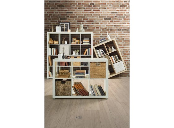 Regál Aron 6 Biela - Moderný, drevený materiál (117,2/83,4/35cm) Regál Aron 6 Biela - Moderný, drevený materiál (117,2/83,4/35cm)