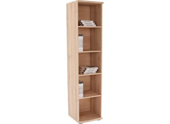 Regál Na Zložky Valetta Vt050k - farby buku, Moderný, drevený materiál (45/182,8/33,5cm) Regál Na Zložky Valetta Vt050k - farby buku, Moderný, drevený materiál (45/182,8/33,5cm)