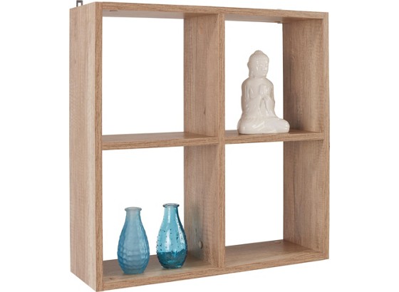 Regál Nástěnný Alex *cenový Trhák* - šedá, Moderní, dřevo (60/60/18cm) Regál Nástěnný Alex *cenový Trhák* - šedá, Moderní, dřevo (60/60/18cm)