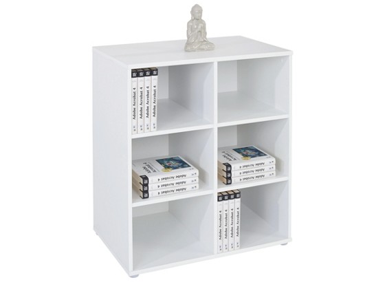 Regal Regal - bijela, Moderno, drvo (76/85/44,5cm) Regal Regal - bijela, Moderno, drvo (76/85/44,5cm)