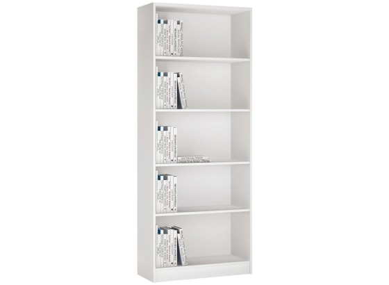 Regal Regal - bijela, Moderno, drvo (74/189,5/35,2cm) Regal Regal - bijela, Moderno, drvo (74/189,5/35,2cm)