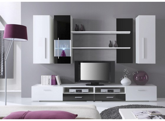 Regal Za Dnevni Boravak Milan - bijela, Moderno, staklo/drvni materijal (280/190/45cm) Regal Za Dnevni Boravak Milan - bijela, Moderno, staklo/drvni materijal (280/190/45cm)
