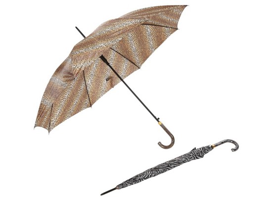 Regenschirm Chas - Goldfarben/Schwarz, KONVENTIONELL, Holz/Kunststoff (100cm) - OMBRA Regenschirm Chas - Goldfarben/Schwarz, KONVENTIONELL, Holz/Kunststoff (100cm) - OMBRA
