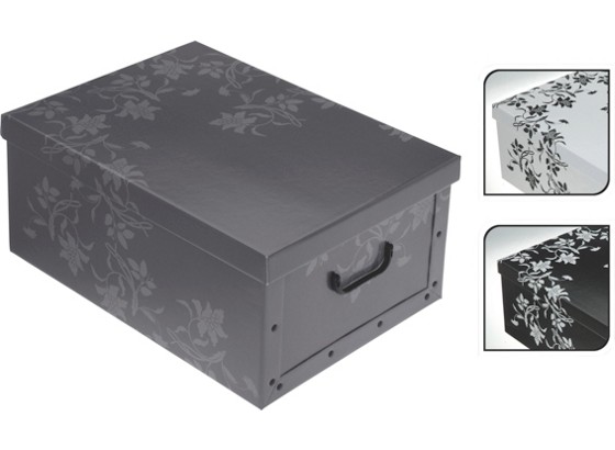 Rješenje Za Odlaganje Aufbewahrungsbox 'henry' - bijela/siva, Konvencionalno, karton (51/37/24cm) Rješenje Za Odlaganje Aufbewahrungsbox 'henry' - bijela/siva, Konvencionalno, karton (51/37/24cm)