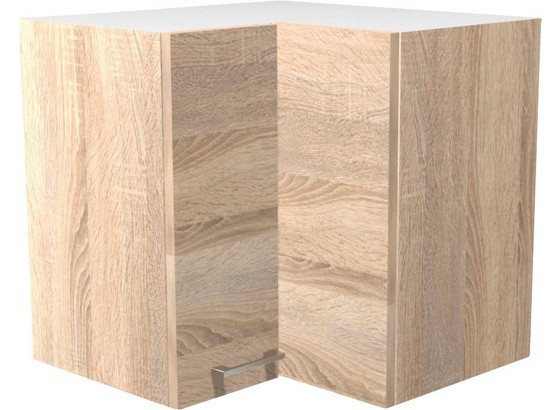 Rohová Horní Skříňka Samoa He 60 - bílá/barvy dubu, Konvenční, dřevěný materiál (60/54/32cm) Rohová Horní Skříňka Samoa He 60 - bílá/barvy dubu, Konvenční, dřevěný materiál (60/54/32cm)