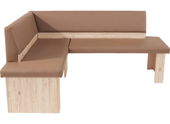 Rohová Lavice Corinna - světle hnědá, Konvenční, dřevěný materiál/umělá hmota (130/170cm) Rohová Lavice Corinna - světle hnědá, Konvenční, dřevěný materiál/umělá hmota (130/170cm)