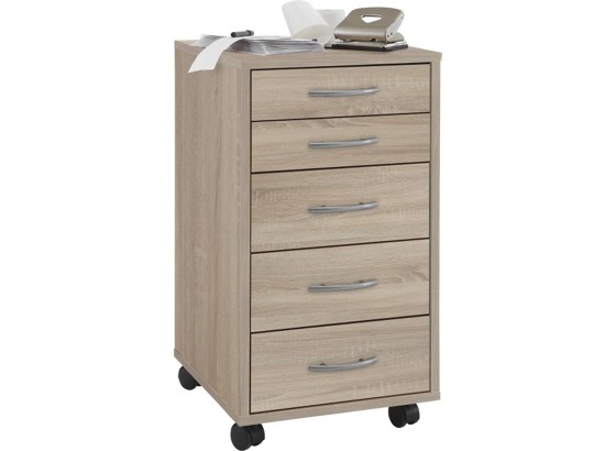 Rollcontainer Freddy - Eichefarben/Buchefarben, MODERN, Holz/Kunststoff (33/63,5/38cm) Rollcontainer Freddy - Eichefarben/Buchefarben, MODERN, Holz/Kunststoff (33/63,5/38cm)