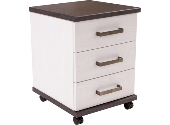 Rollcontainer Provence - Wengefarben/Lärchefarben, ROMANTIK / LANDHAUS, Holzwerkstoff (46/50/42cm) - JAMES WOOD Rollcontainer Provence - Wengefarben/Lärchefarben, ROMANTIK / LANDHAUS, Holzwerkstoff (46/50/42cm) - JAMES WOOD