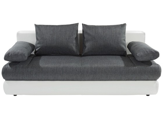 Rozkládací Pohovka Clipso - bílá/šedá, Moderní, textil (212/93/90cm) - OMBRA Rozkládací Pohovka Clipso - bílá/šedá, Moderní, textil (212/93/90cm) - OMBRA