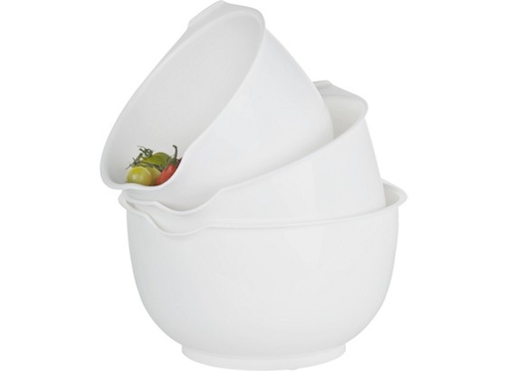 Rührschüssel Luise, 3er Set - Anthrazit/Weiß, KONVENTIONELL, Kunststoff (1.5/2/3l) Rührschüssel Luise, 3er Set - Anthrazit/Weiß, KONVENTIONELL, Kunststoff (1.5/2/3l)