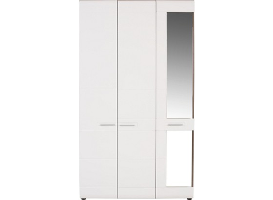 Ruhásszekrény Avensis - fehér, modern, fa (120/206/60cm) - LUCA BESSONI Ruhásszekrény Avensis - fehér, modern, fa (120/206/60cm) - LUCA BESSONI