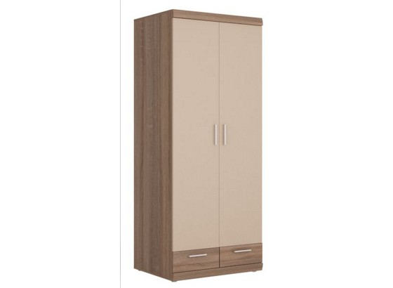 Ruhásszekrény Imperial - pezsgő szín/trüffel tölgy dekor, konvencionális (80/195/38cm) Ruhásszekrény Imperial - pezsgő szín/trüffel tölgy dekor, konvencionális (80/195/38cm)