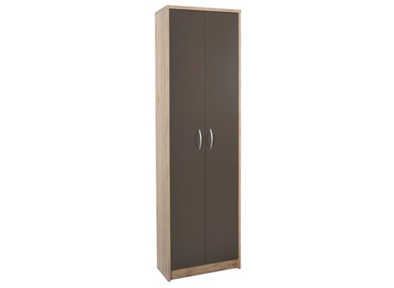 Ruhásszekrény Iza - barna/tölgy színű, konvencionális, faanyagok (55/190/26cm) Ruhásszekrény Iza - barna/tölgy színű, konvencionális, faanyagok (55/190/26cm)
