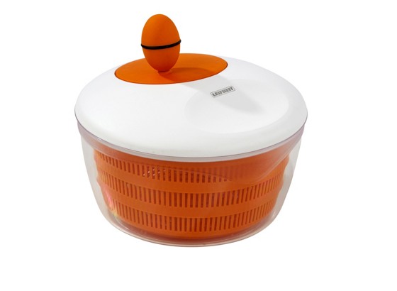Salatschleuder Col.ed - Orange/Weiß, KONVENTIONELL, Kunststoff (24,5/14/24,5cm) - LEIFHEIT Salatschleuder Col.ed - Orange/Weiß, KONVENTIONELL, Kunststoff (24,5/14/24,5cm) - LEIFHEIT