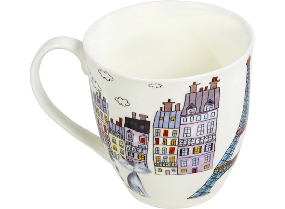 Šalica Jumbo Gianna - višebojno, Konvencionalno, keramika (11,2/11,2cm) - OMBRA Šalica Jumbo Gianna - višebojno, Konvencionalno, keramika (11,2/11,2cm) - OMBRA