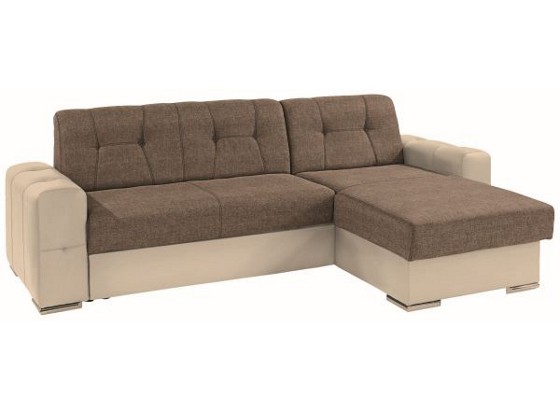 Sarokgarnitúra Fulton - bézs/barna, modern (260/88/160cm) Sarokgarnitúra Fulton - bézs/barna, modern (260/88/160cm)