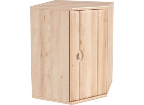 Sarokkomód Karin - bükk színű, modern, faanyagok (58/80/58cm) Sarokkomód Karin - bükk színű, modern, faanyagok (58/80/58cm)