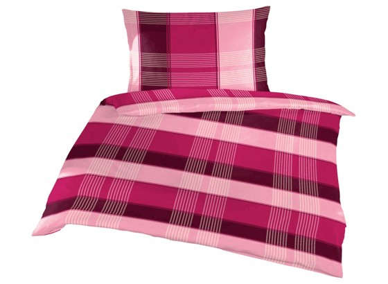 Satin-Bettwäsche Verena - Pink/Bordeaux, MODERN, Textil (140/200cm) Satin-Bettwäsche Verena - Pink/Bordeaux, MODERN, Textil (140/200cm)