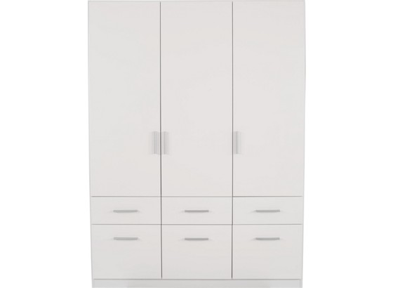 Šatná Skriňa Celle - biela, Moderný, drevo (136/197/54cm) Šatná Skriňa Celle - biela, Moderný, drevo (136/197/54cm)