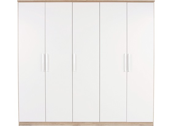 Šatná Skriňa Wien - farby dubu/biela, Konvenčný, drevený materiál (226/212/56cm) Šatná Skriňa Wien - farby dubu/biela, Konvenčný, drevený materiál (226/212/56cm)