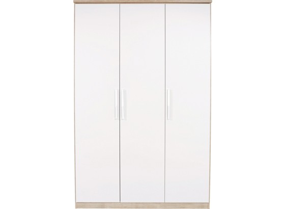 Šatná Skriňa Wien - farby dubu/biela, Konvenčný, drevený materiál (136/212/56cm) Šatná Skriňa Wien - farby dubu/biela, Konvenčný, drevený materiál (136/212/56cm)