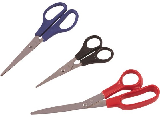 Scherenset 3-teilig - Blau/Rot, KONVENTIONELL, Metall Scherenset 3-teilig - Blau/Rot, KONVENTIONELL, Metall