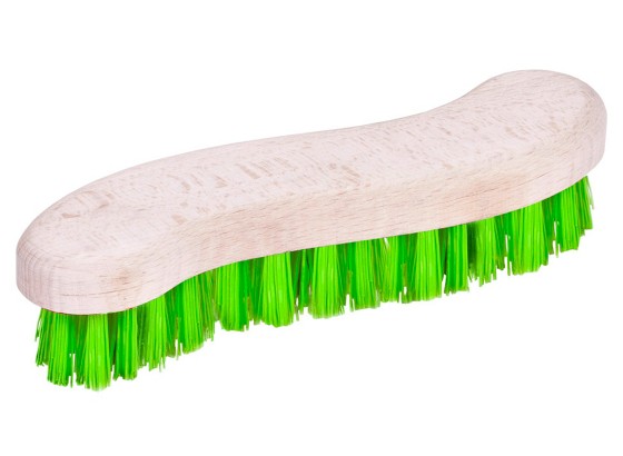 Scheuerbürste Ergonomischer Griff - Eichefarben, KONVENTIONELL, Holz/Kunststoff (22/7/4cm) - OMBRA Scheuerbürste Ergonomischer Griff - Eichefarben, KONVENTIONELL, Holz/Kunststoff (22/7/4cm) - OMBRA