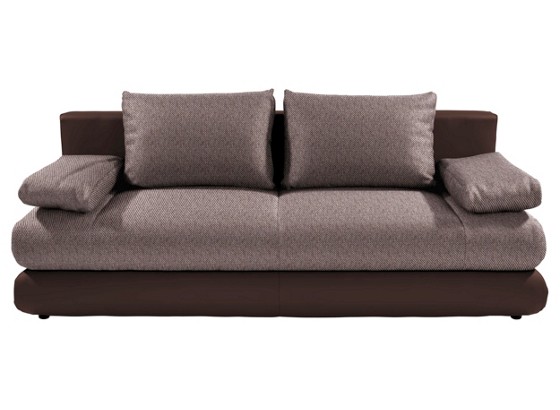 Schlafsofa Clipso - Dunkelbraun/Braun, MODERN, Textil (212/93/90cm) - OMBRA Schlafsofa Clipso - Dunkelbraun/Braun, MODERN, Textil (212/93/90cm) - OMBRA