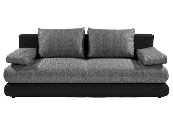 Schlafsofa Clipso - Dunkelgrau/Schwarz, MODERN, Textil (212/93/90cm) - OMBRA Schlafsofa Clipso - Dunkelgrau/Schwarz, MODERN, Textil (212/93/90cm) - OMBRA