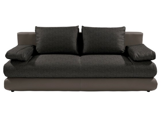 Schlafsofa Clipso - Schlammfarben/Anthrazit, MODERN, Textil (212/93/90cm) - OMBRA Schlafsofa Clipso - Schlammfarben/Anthrazit, MODERN, Textil (212/93/90cm) - OMBRA