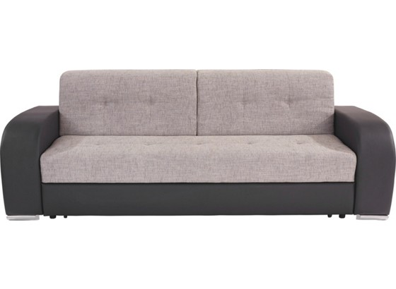 Schlafsofa Leon - Chromfarben/Dunkelgrau, MODERN, Textil (240/82/102cm) Schlafsofa Leon - Chromfarben/Dunkelgrau, MODERN, Textil (240/82/102cm)