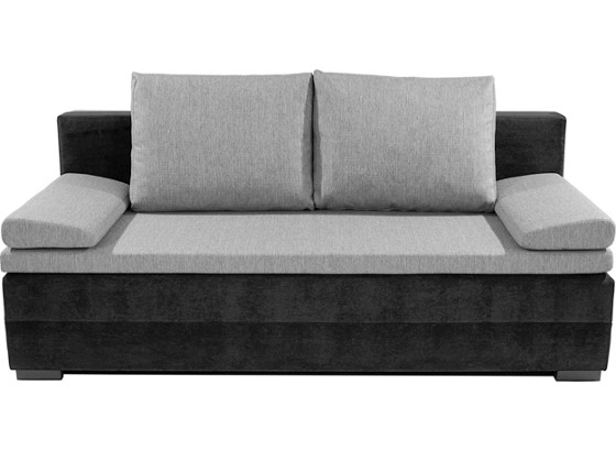 Schlafsofa Lilly 2 - Schwarz/Grau, MODERN, Textil (200/95/110cm) Schlafsofa Lilly 2 - Schwarz/Grau, MODERN, Textil (200/95/110cm)