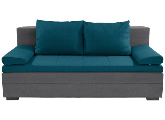 Schlafsofa Lilly 2 - Türkis/Grau, MODERN, Textil (200/95/110cm) Schlafsofa Lilly 2 - Türkis/Grau, MODERN, Textil (200/95/110cm)