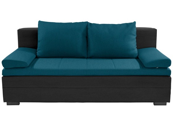 Schlafsofa Lilly 2 - Türkis/Schwarz, MODERN, Textil (200/95/110cm) Schlafsofa Lilly 2 - Türkis/Schwarz, MODERN, Textil (200/95/110cm)
