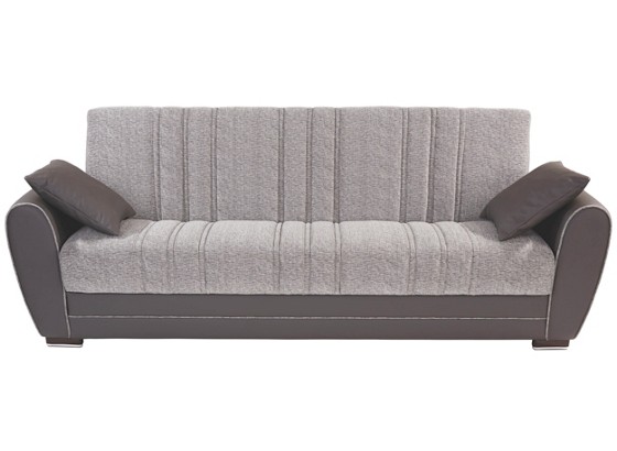 Schlafsofa Pelin - Wengefarben/Grau, MODERN, Holz/Holzwerkstoff (235/85/90cm) - JAMES WOOD Schlafsofa Pelin - Wengefarben/Grau, MODERN, Holz/Holzwerkstoff (235/85/90cm) - JAMES WOOD