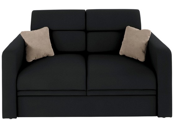 Schlafsofa Verona 2 Fu - Beige/Schwarz, KONVENTIONELL, Textil (165/88/88cm) Schlafsofa Verona 2 Fu - Beige/Schwarz, KONVENTIONELL, Textil (165/88/88cm)