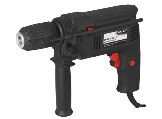 Schlagbohrmaschine EM-ED-E 500-13 - Rot/Schwarz, KONVENTIONELL, Kunststoff (26,5/6,5/23cm) - MATRIX Schlagbohrmaschine EM-ED-E 500-13 - Rot/Schwarz, KONVENTIONELL, Kunststoff (26,5/6,5/23cm) - MATRIX