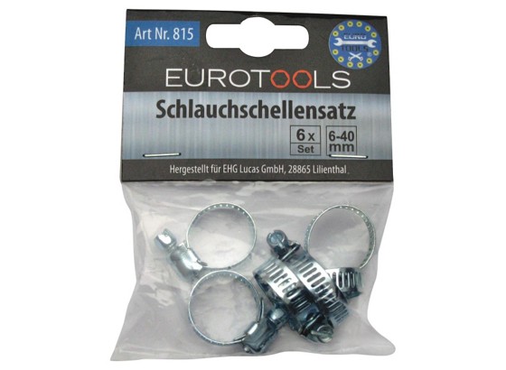 Schlauchschellenset 6-teilig - KONVENTIONELL, Metall (3cm) Schlauchschellenset 6-teilig - KONVENTIONELL, Metall (3cm)