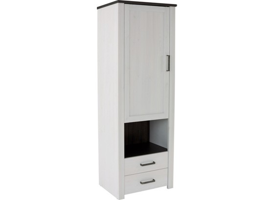 Schrank Provence - Wengefarben/Weiß, ROMANTIK / LANDHAUS, Holzwerkstoff (71,2/200/42cm) - JAMES WOOD Schrank Provence - Wengefarben/Weiß, ROMANTIK / LANDHAUS, Holzwerkstoff (71,2/200/42cm) - JAMES WOOD