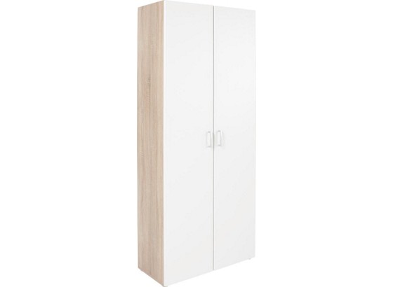 Schrank Tio - Eichefarben/Weiß, KONVENTIONELL, Holzwerkstoff (80/183/37,5cm) Schrank Tio - Eichefarben/Weiß, KONVENTIONELL, Holzwerkstoff (80/183/37,5cm)